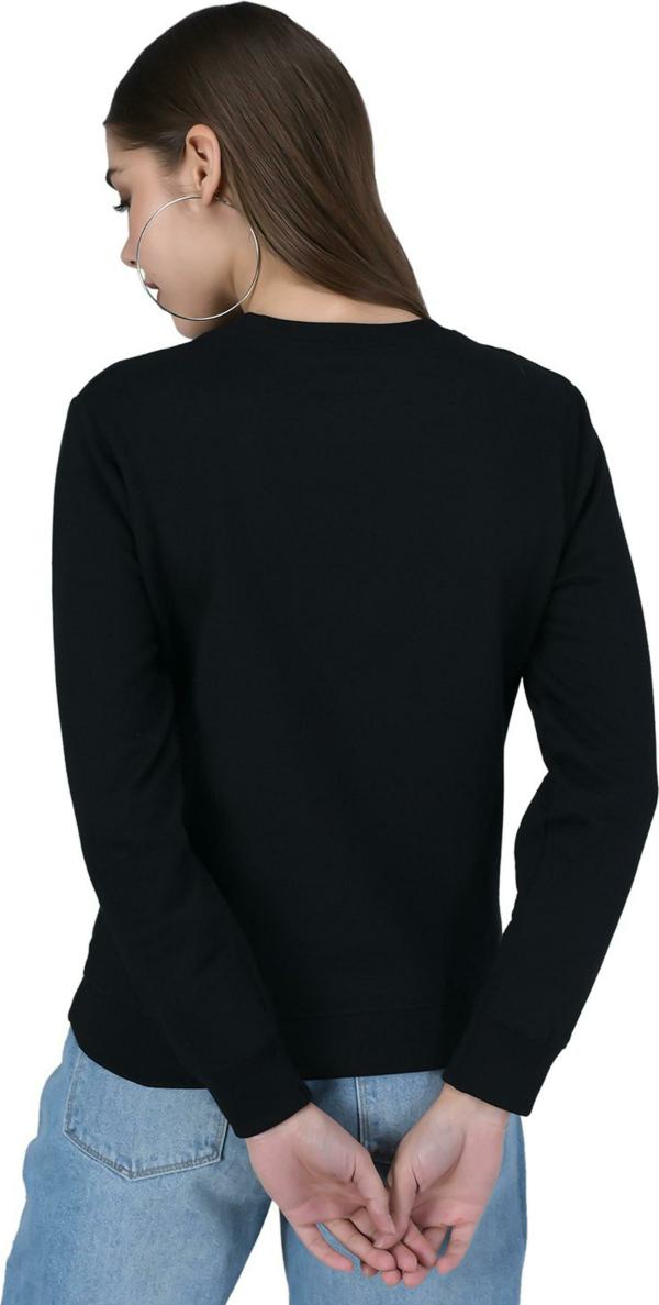 The Dry State Women Black Floral Sweatshirts JioMart