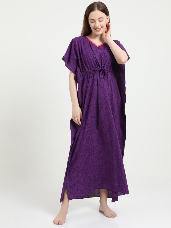 RnP Cotton Kaftan Nighty JioMart
