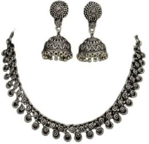Brass Brass Jewellery Set (Silver) JioMart