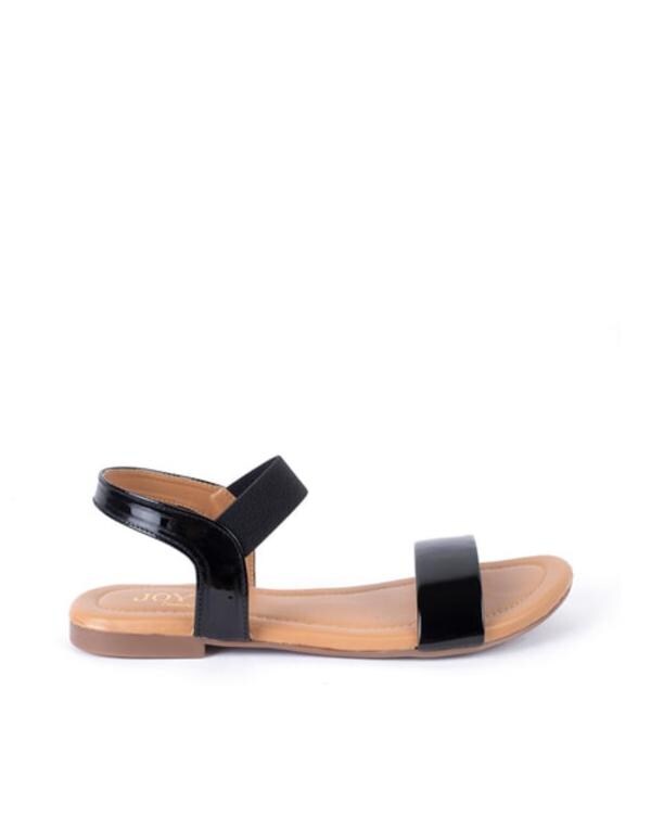 Joytouch Women Flat Sandals (Black) JioMart