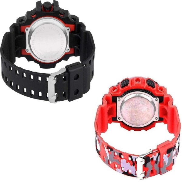 hala NEW GENERATION BLACK STRAP WATCHES (Red+G90Red) Digital Watch