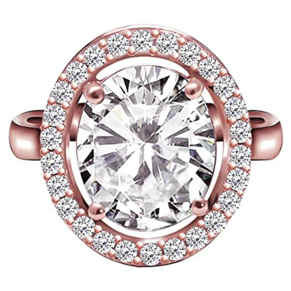 Giva Sterling Silver Adjustable Rose Gold Solitaire Ring JioMart