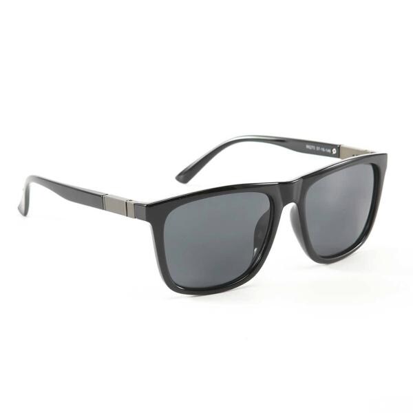 Intellilens Black Square Uv Protection Sunglasses For Men And Women