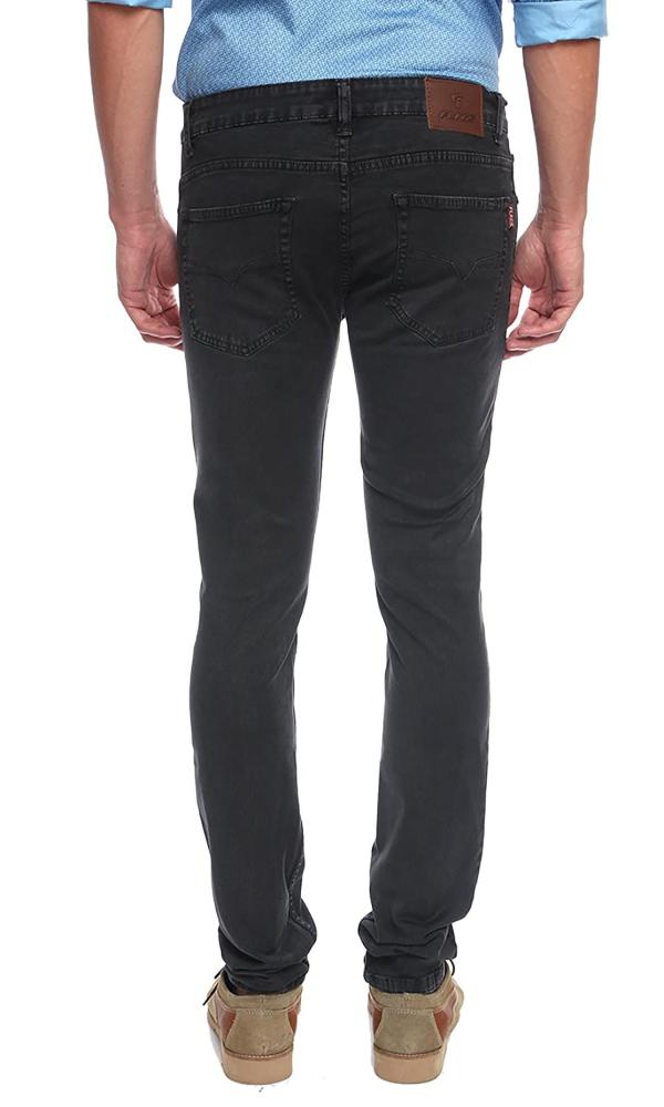 FLAGS Mens Grey Cotton Slim Fit Jeans JioMart