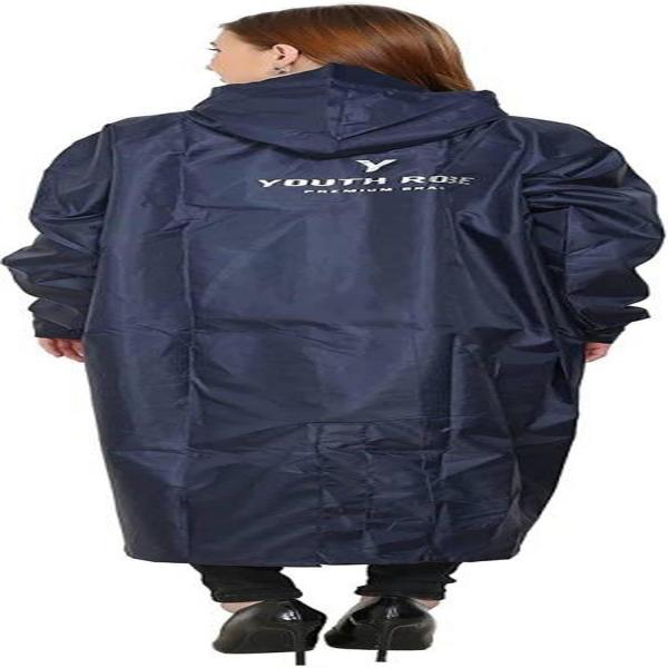YOUTH ROBE Women Dark Blue Polyester Raincoat XXL JioMart