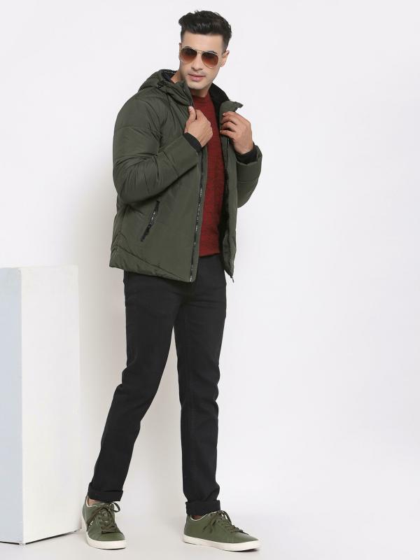 Red Tape Men's Olive Jacket JioMart