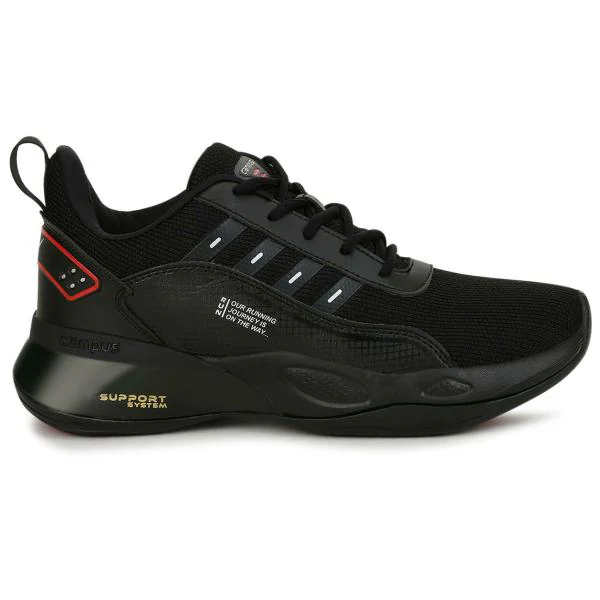Campus Men TERMINATOR (N) Running Shoes BLK/RED JioMart