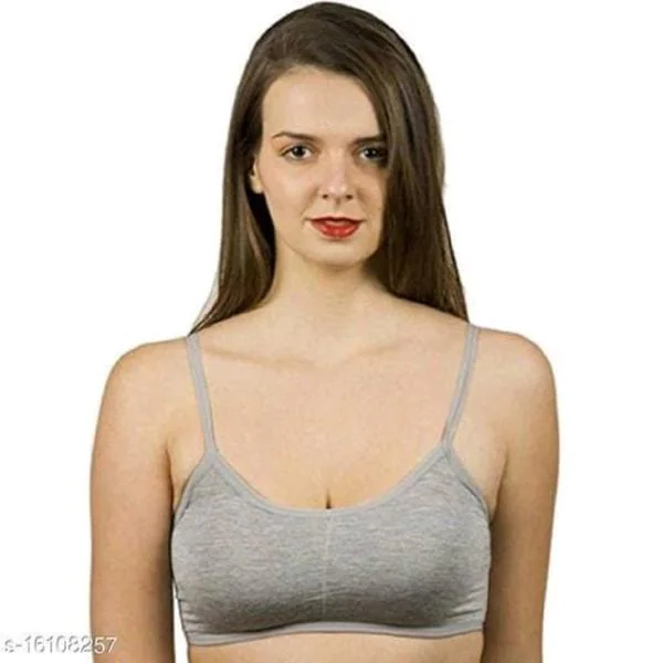 yOROTO FASHION WOMEN'S PEDDED 6 STRAPS BRA Grey ( PACK OF 1 ) JioMart