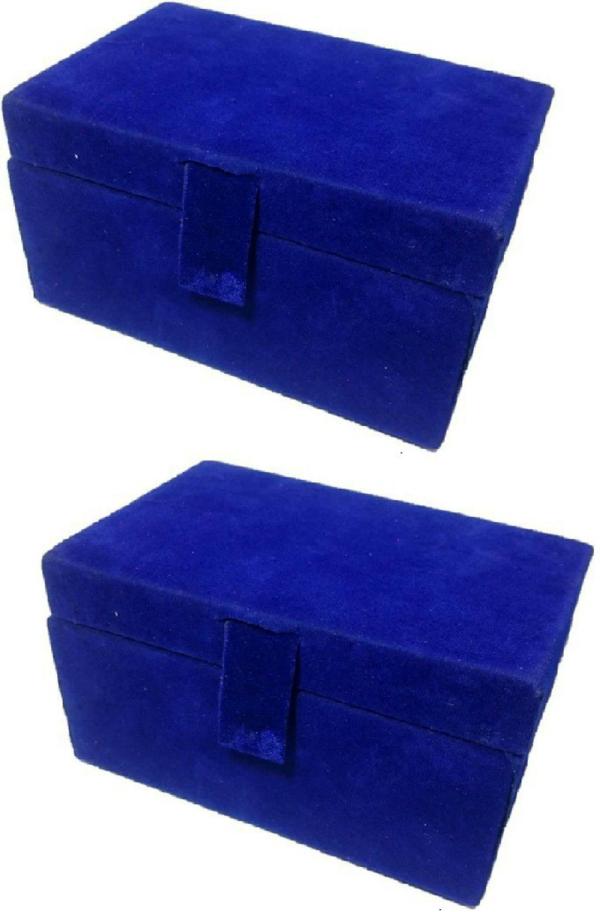 Addyz Wood Blue Vanity Box (Pack of 2) JioMart