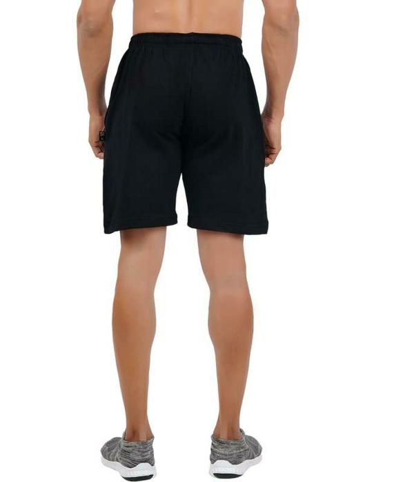 SANRIGHT Men Black Printed Cotton Shorts JioMart