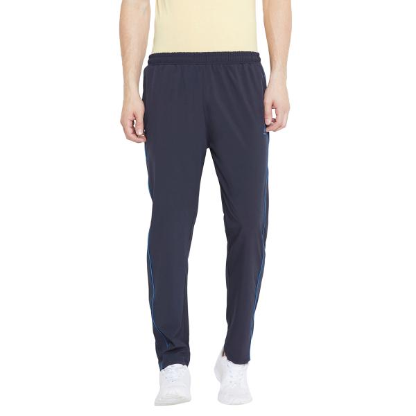 PERFKTU Men's Cotton Navy Blue Regular Fit track Pant JioMart