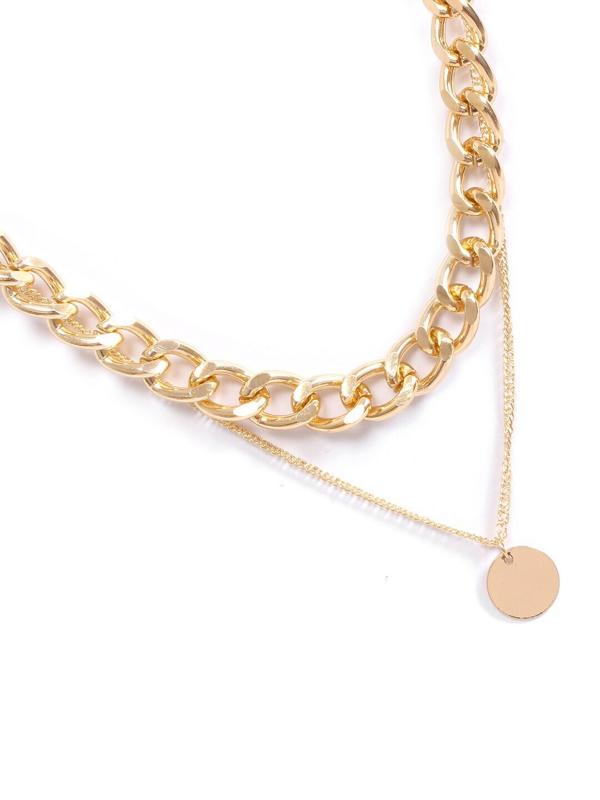 Ayesha Gold Metal GoldPlated Link Necklace For Women JioMart