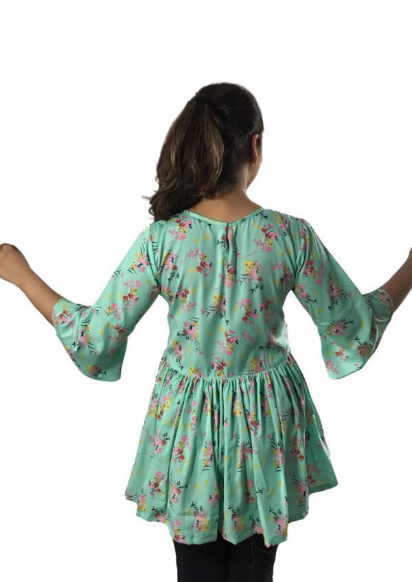 Armeena Boutique Light Sea Green Frock Style Top JioMart