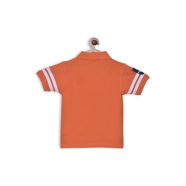 612 League Boys TShirts Collar in Orange Color JioMart