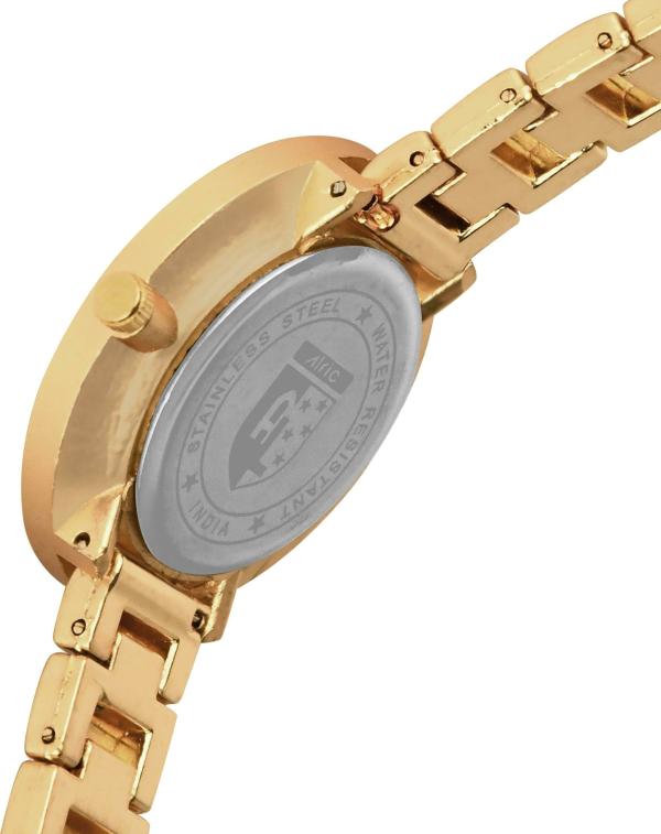 ALRIC Gold Analog Gold Dial Gold Strap Watch for Women & Girls JioMart
