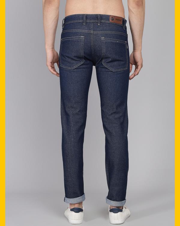 PODGE Men's Slim Fit Black Jeans JioMart