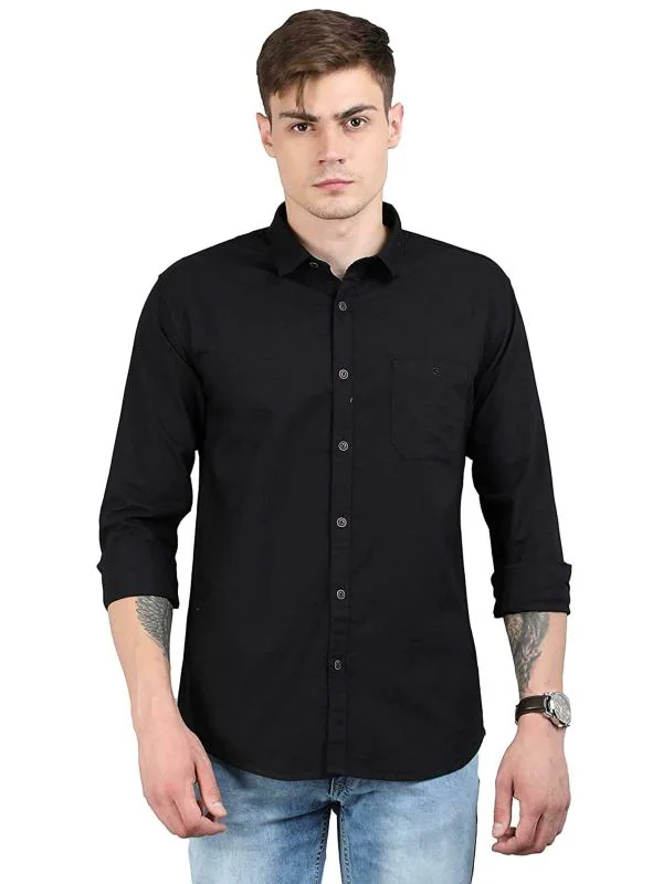 Oxy Gentz Men Black Casual Shirts JioMart