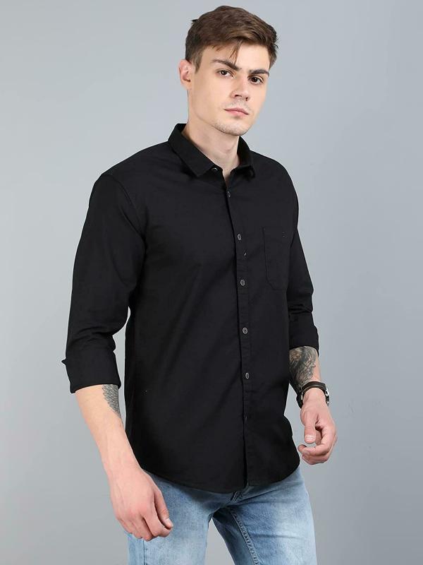 Oxy Gentz Men Black Casual Shirts JioMart