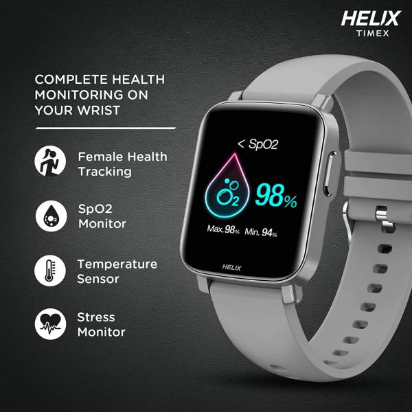 Helix Metal Fit 2.0 Unisex Smart Watch JioMart