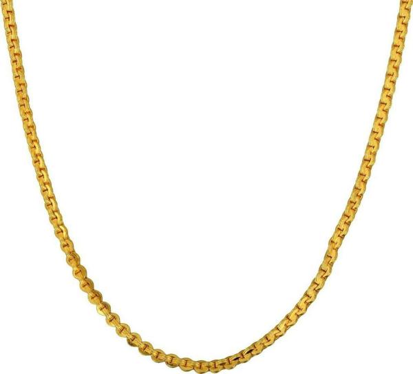 Memoir Gold Plated Brass Chain Men and Women JioMart