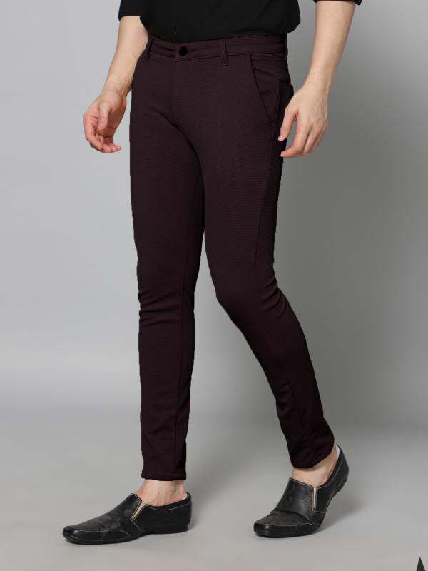 GS GRAND STITCH Mens Lycra Peanut fabric Trouser Pant JioMart
