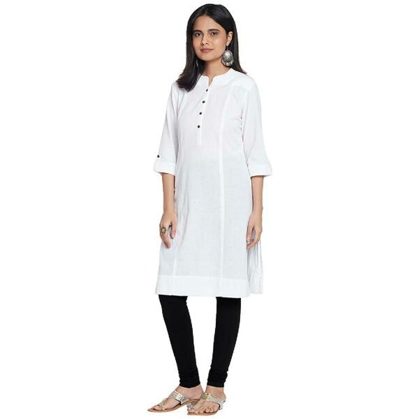 GO COLORS Women Black Solid 100 Cotton Leggings JioMart