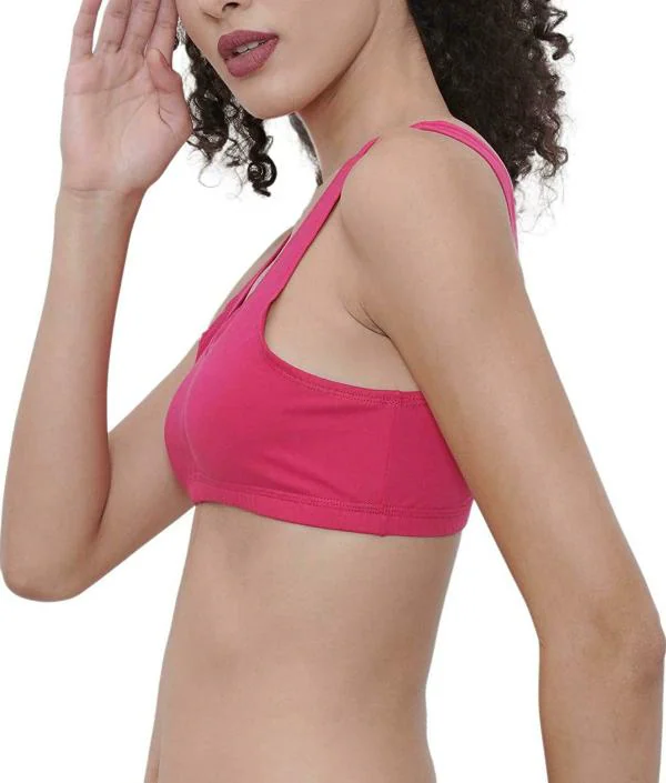 Eve's Beauty Women Hot Pink XXL Cotton Sports Bra (XXL) JioMart