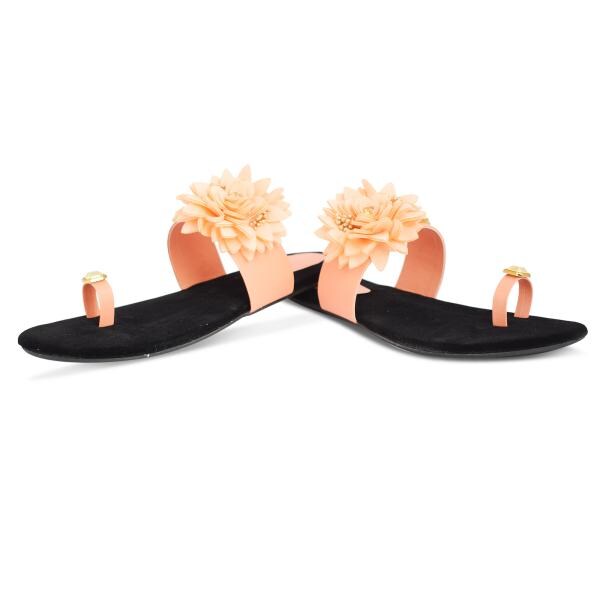 Butchi women Peach stylish slipper - JioMart