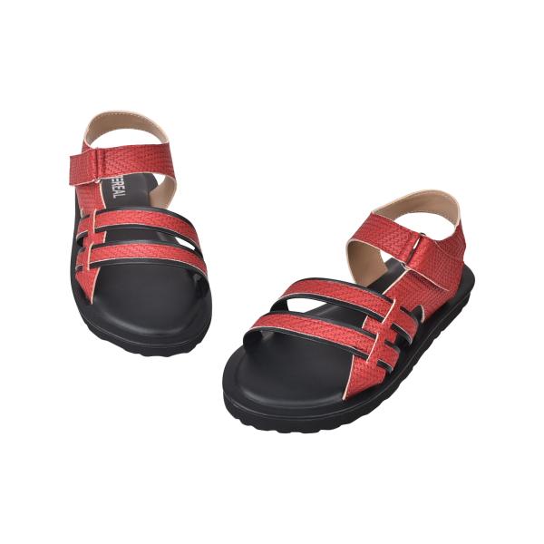 BEREAL Firefighter Footwear Boys and Kids Flat sandal BLUE/RED JioMart