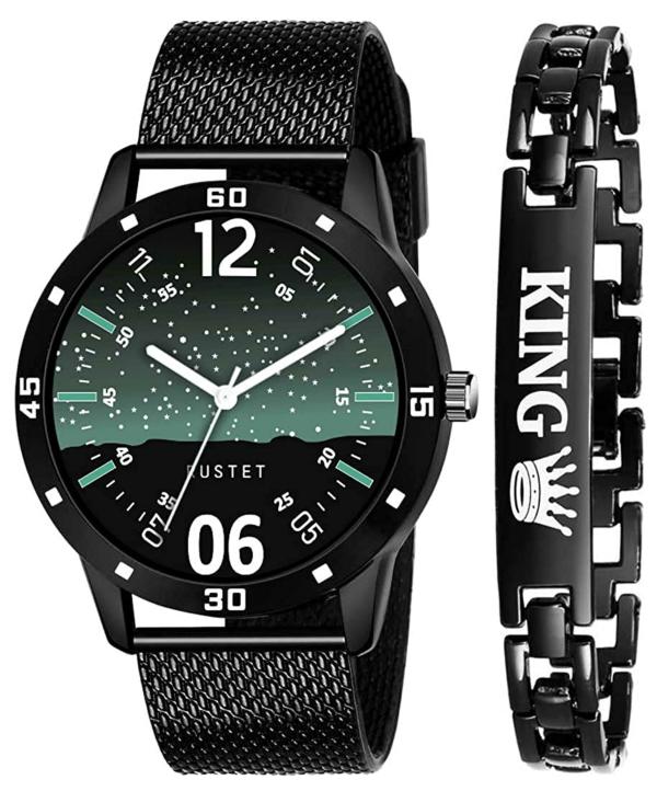 Rustet Analog Multicolor Watch With Bracelet For Men Dp302 Of