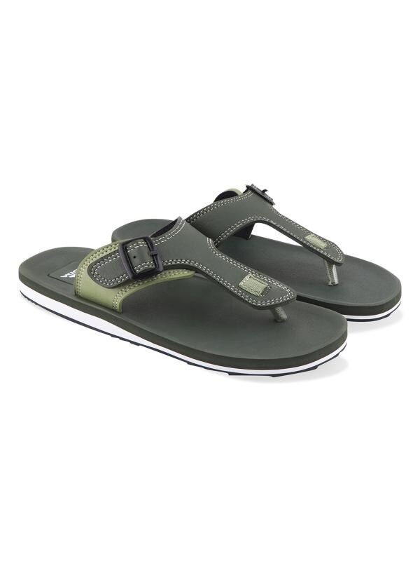 ADDA Men Olive Thong FlipFlops JioMart