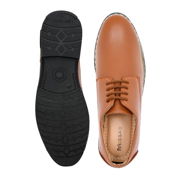 formal shoes for men / casual derby shoe for mens(Tan) JioMart