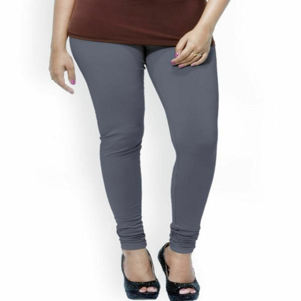 KHUSHTRAD Women's Cotton GREY Leggings 1 JioMart