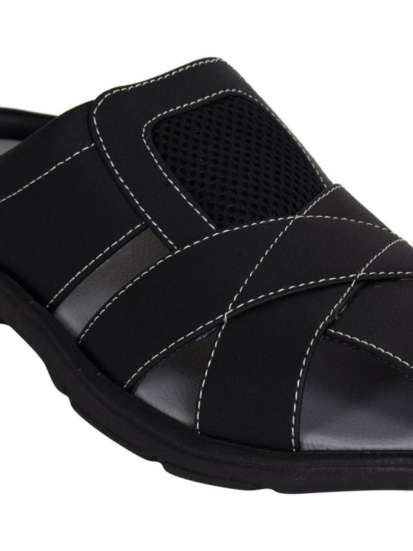 Ajanta Men Sandals & Slippers BLACK JioMart
