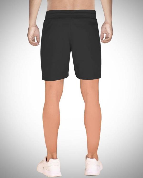 Yazole Solid Men Black Sports Shorts XXL JioMart