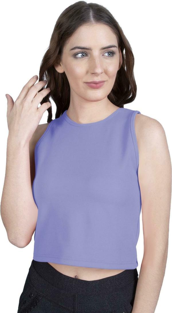 THE BLAZZE_Women Polyester Light Blue Blouson Top_XS JioMart