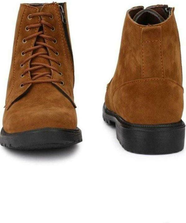 Real Bliss Men High Top Boots (Beige) JioMart