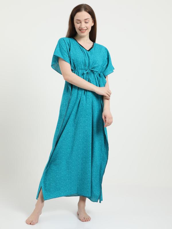 RnP Cotton Kaftan Nighty JioMart