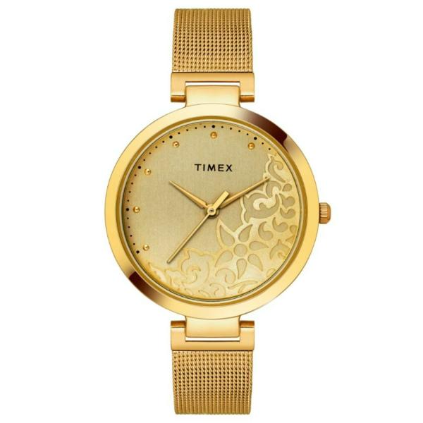 Timex Analog Gold Dial Women WatchTW000X235 JioMart