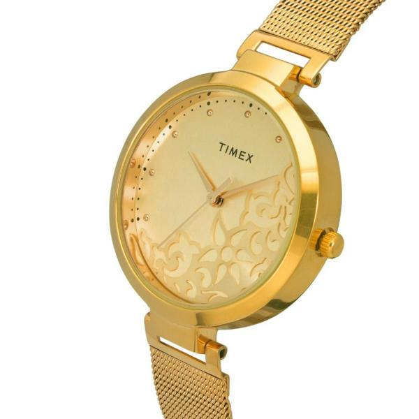 Timex Analog Gold Dial Women WatchTW000X235 JioMart