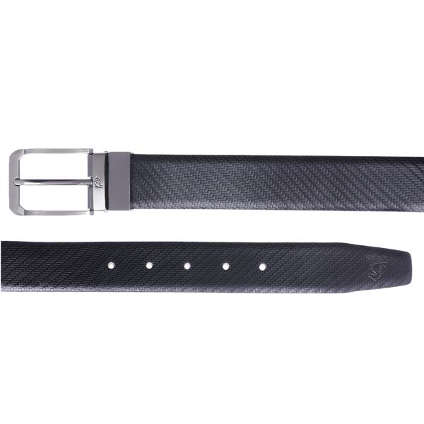 Kara Reversible Dual Black and Brown Color Casual Genuine Leather Men's