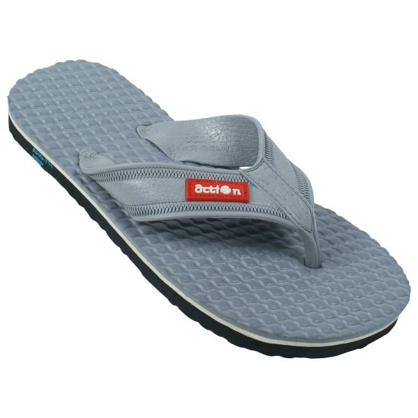 Action Grey Flip Flops for Men JioMart