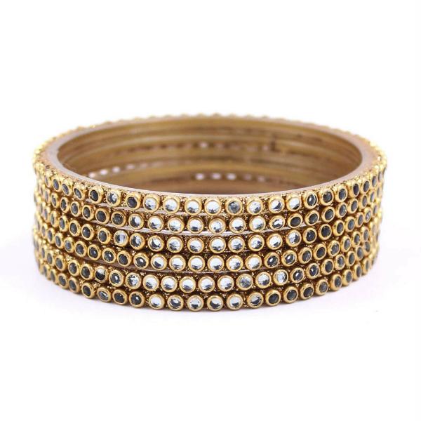 Leshya Gold Glass Bangles (Women) (Set Of 4) JioMart