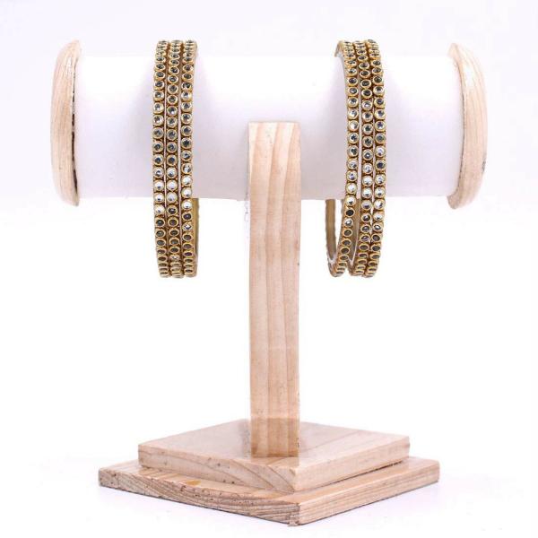Leshya Gold Glass Bangles (Women) (Set Of 4) JioMart