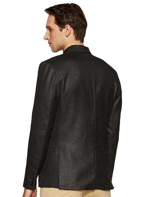 Luxrio Men Black Cotton Blazer JioMart