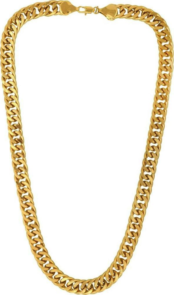 Memoir Gold Plated Brass Chain Men and Women JioMart