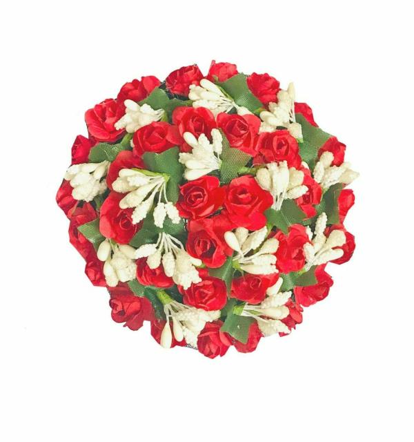 GADINFASHION Multicolor Womens Artificial Flower Bun Juda Maker JioMart
