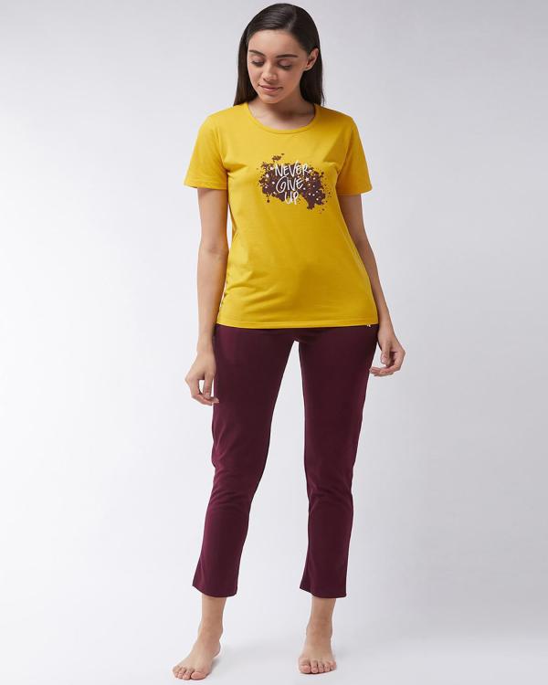 Modeve Women Printed Single TShirt & Pyjama Set JioMart