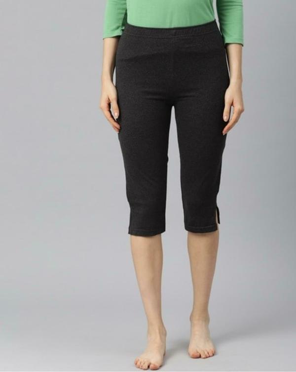 NOTYET BY US Women Grey Solid Capris (34) JioMart