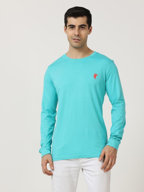 MENS FULL SLEEVE SOLID TSHIRTS WITH CUFF 5XL JioMart